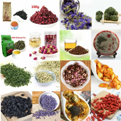$5.43 • Buy Natural Organic Chinese Flower Green Tea Dry Leaf Herbal Tea Loose Blooming Tea
