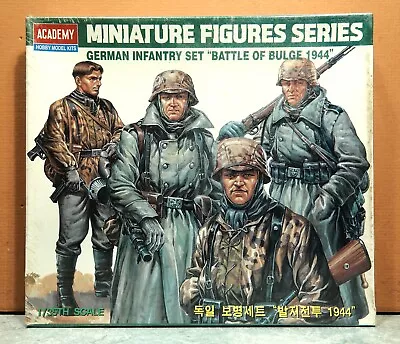 1/35 Academy German Infantry Set  Battle Of The Bulge 1944  Model Kit # 1377 • $12.60