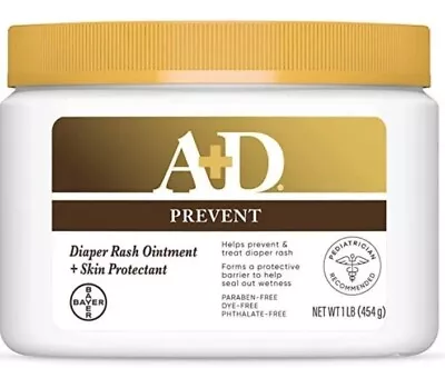 A+D Original Diaper Rash Topical Ointment & Skin Protectant Paraben Free 16 Oz • $12.99