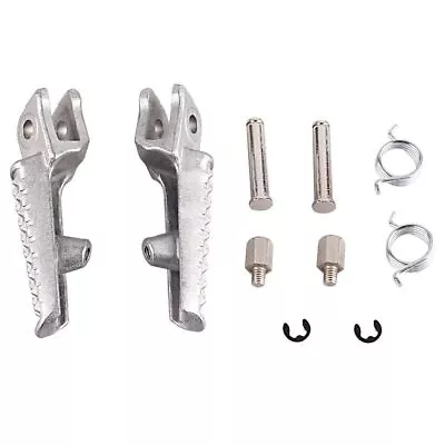 Front Foot Pegs Footrest Pedals Fit CBR600RR 2003-2006 Chrome US • $14.34