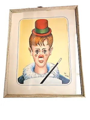 Red Skelton  Little Richard  (his Son) Signed Limited Edition Lithograph 1969-70 • $195