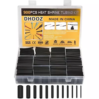 900Pcs 21 Heat Shrink Tubing Kit Dual Wall Adhesive Marine Tube Electrical Wire • $12.50