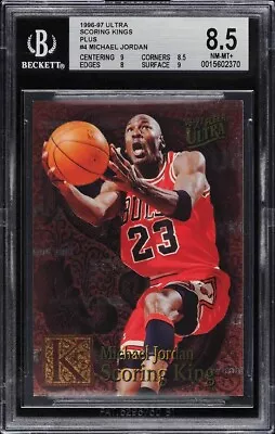 Michael Jordan 1996-97 Fleer Ultra #4 Scoring Kings PLUS Insert Parallel BGS 8.5 • $2000