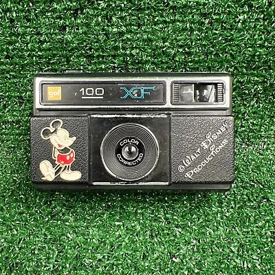 Disney Mickey Mouse GAF 100 XF Camera Black • $18.75