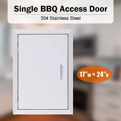 $29.15 • Buy 17x24 Kitchen Cabinet Door Stainless Steel Access Door For Outdoor Ovens Grills