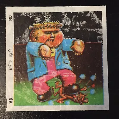 $49.99 • Buy Syrian Garbage Pail Kids Candy Insert #48 Frank N. Stein Rare GPK Gang Foreign