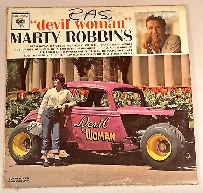 Marty Robbins Devil Woman Record VG Columbia Records CL 1918 • $5
