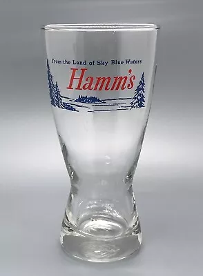 Hamms Beer Sham Glass / Vtg Tavern Barware Advertising / Man Cave Home Bar Decor • $5.99