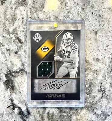 Jordy Nelson Patch Auto /15 Majestic 2018 Packers #MA-JN Rare • $85