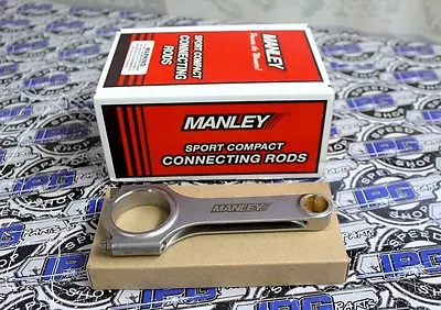 Manley H Beam Sportsman Connecting Rods For Mazda Miata 1.6L 1.8L B6 BP 14011-4 • $599.95