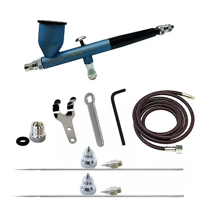 Paasche Talon Powder Blue Cerakote Coated Dbl Action Grav Feed Airbrush 3AS Set • $149