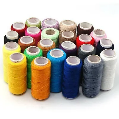 24 Colour Spools Finest Quality Sewing All Purpose 100% Pure Cotton Thread Reel • £3.95