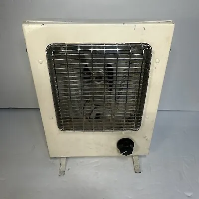 Titan Sales Portable Electric Heater Vintage T112A  White 1250 Watts 11” In High • $19.99