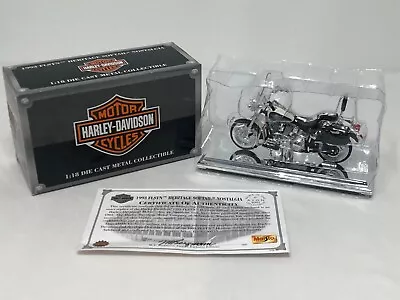 NIB Maisto Harley-Davidson 1993 FLSTN Heritage Softail Nostalgia Die Cast 1:18 • $14.99