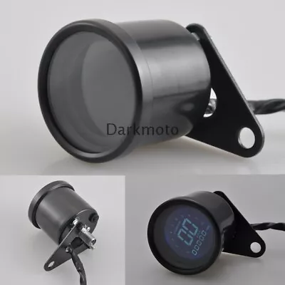 Motorcycle Digital LED LCD Odometer Speedometer Meter Tachometer Fuel Gauge Kit • $28.19