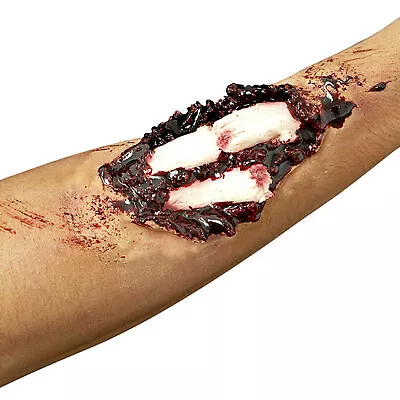 Woochie Latex Prosthetic - Compound Fracture - Exposed Broken Bone Wound Gore • £12.49