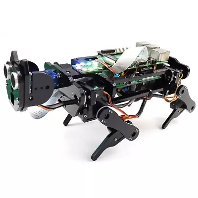 Freenove Robot Dog Kit For Raspberry Pi 4 B 3 B+ Servo Camera UltrasonicApp • $159.49