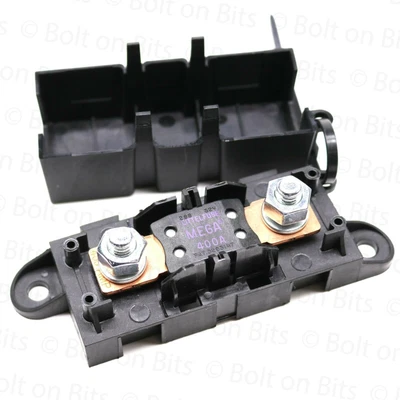£14.99 • Buy 1 Inline Mega Fuse Holder With 400 Amp Fuse / Defender / Recovery Truck / Van