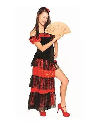 Flamenco Dancer Costume Spanish Fancy Dress Senorita Outfit Latin Party Mexican • $39.95