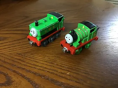 2002 PERCY & DUCK Thomas & Friends Diecast Engines! Learning Curve Excellent! • $29.95