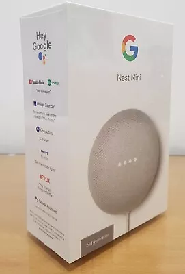 Brand New Google Nest Mini (2nd Generation) Smart Speaker GA00638-AU Chalk  • $89.90