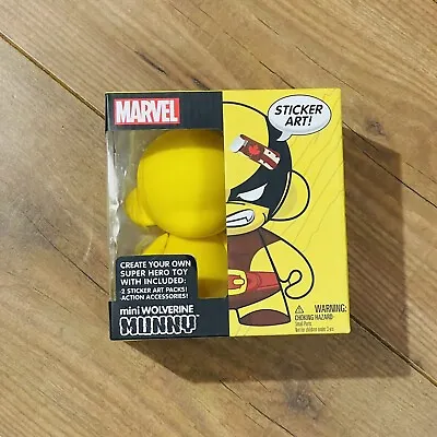 Marvel Mini Wolverine Munny Sticker Art Create Your Own Super Hero Toy • £5.80