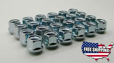 32 Piece Set-Open End Bulge Acorn Lug Nuts Ram 9/16 -18 ZINC Plated 3/4  Hex! • $17.95