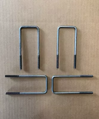 Stainless Steel Square U-Bolts(4 PK) 1/4  DIAM - 1 3/4  ID - 4 1/2  Leg Length • $14