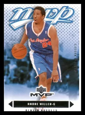 2003-04 Upper Deck MVP #66 Andre Miller NBA Basketball L.A. Clippers • $1.99