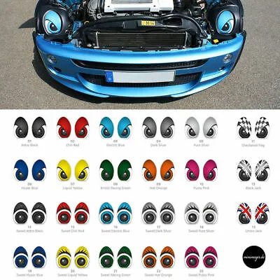 Minimeyes™・MINI Eyes Sticker・R50 R53・John Cooper Works JCW One S・Decal・Sticker • $27.05