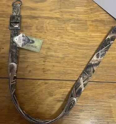 NEW Water & Woods Coastal Adjustable 24” Mossy Oak Camo Nylon Dog Collar Lar • $6.95