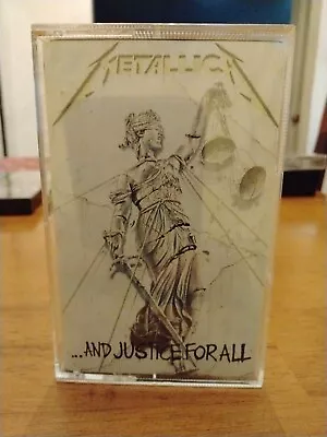 1988 Metallica And Justice For All Cassette Tape Heavy Metal Rock • $10.99