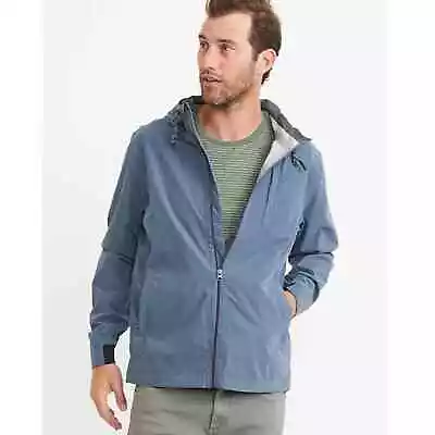 Marine Layer Alta Windbreaker Jacket In China Blue Size Medium • $54.99