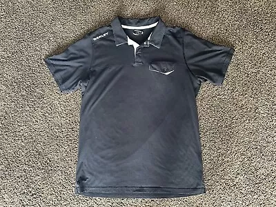 Oakley Men's Adult Size L Large Polo Golf Regular Fit Black  Short Sleeve Shirt • $15.99