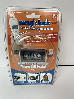 MagicJack A921 USB PC To Phone Jack Free Local Long Distance Magic Jack • $32.79