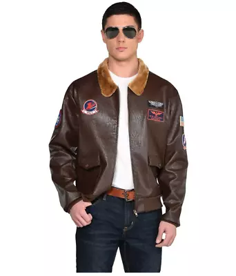 Top Gun Maverick Bomber Jacket Adult Halloween Costume • $39.99