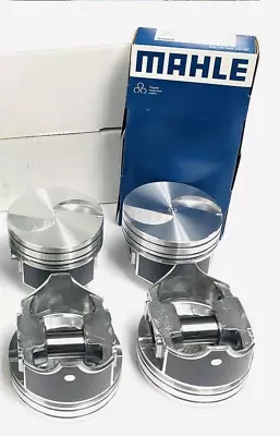 PISTONS Set/4+MOLY Rings For Mercruiser Marine 470/470R/488R Ford 3.7L 224ci 060 • $184.15