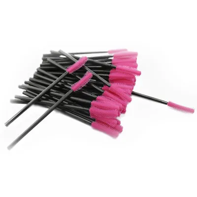 50pcs Eyelash Mascara Wands Brush Set  Disposable Silicone Extension Applicators • $7.99