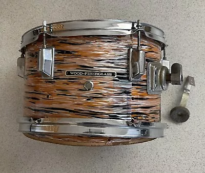 Vintage 70’s Pearl 8”x12” Tom Drum Wood/Fiberglass Rare Finish Incomplete Parts • $175