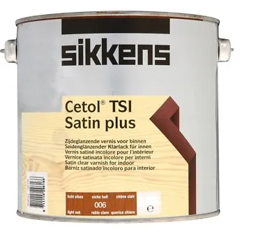 £33.60 • Buy Sikkens Cetol TSI Satin Plus Woodstain Paint - All Sizes - All Colours