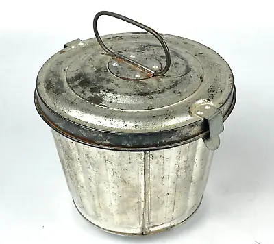 Vintage Metal Steamed Pudding Baking Mold W/ Locking Lid Made In West Germany • $22.50