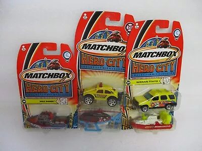 Matchbox China Superfast 2002 Hero City Lot Of 5 Beach Vehicles Carded • $2.95