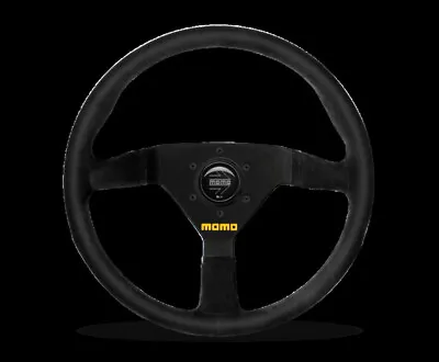 Momo MOD78 Steering Wheel 320 Mm - Black Suede/Black Spokes • $217.92