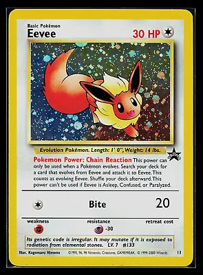 Pokemon Card - Eevee WoTC Black Star Promo #11 HOLO • $14.99