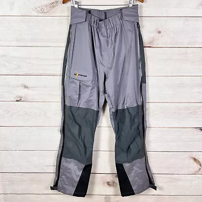 Moonstone Mens Pants Sz L Gray Straight Hiking Climbing Camping Full Side Zip • $39.99