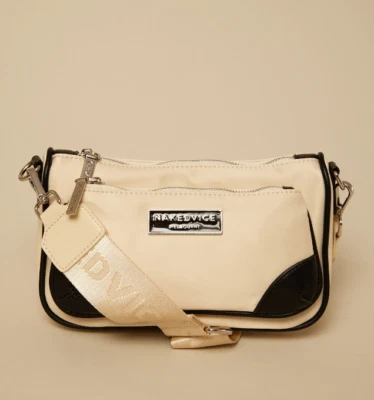 $250 • Buy NAKEDVICE The Hunter Nylon Side Bag Cream FREE POSTAGE