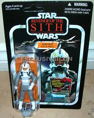 Star Wars 2010 Vintage Collection ROTS VC97 Odd Ball Clone Pilot Unpunched US • $149.99