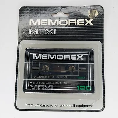 Memorex MRX 3 Oxide 120 MRXI Cassette Tape Recordable Blank NOS Vintage • $15.95