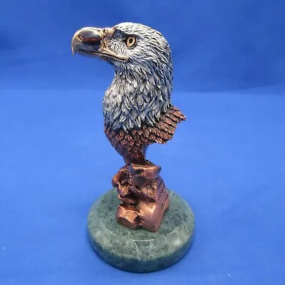 Legends Eagles Realm Bald Eagle Bronze On Marble Statue K Cantrell 25/2500 • $149.99