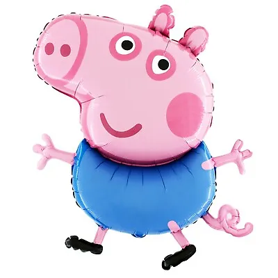 £5.99 • Buy Grabo XL Foil George Pig Full Body Character Decorative Party Balloon 37  94cm